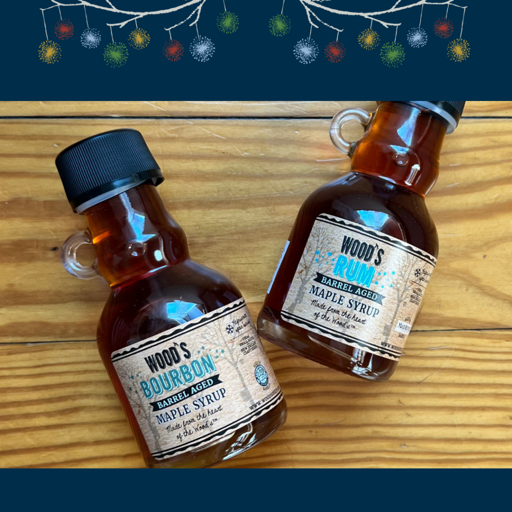 2022 Gift Guide: Bourbon Barrel Aged and Rum Barrel Aged Maple Syrup